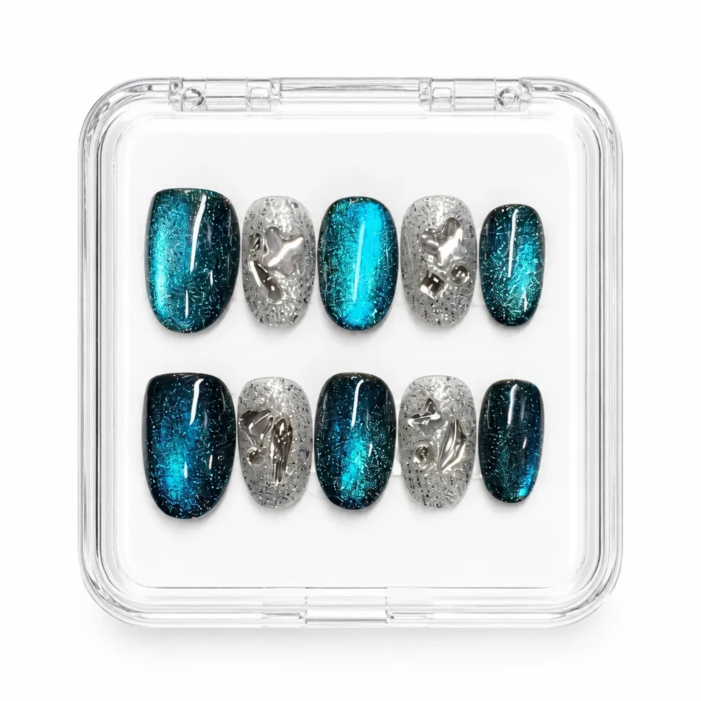 Teal Sculpture – Xưởng gia công Nailbox Sỉ thủ công