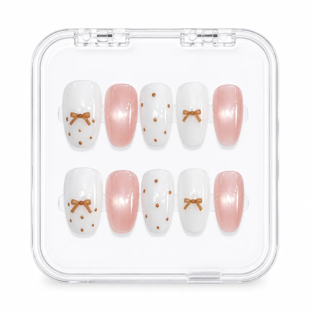 Teddy Bow Box – Xưởng gia công Nailbox Sỉ thủ công