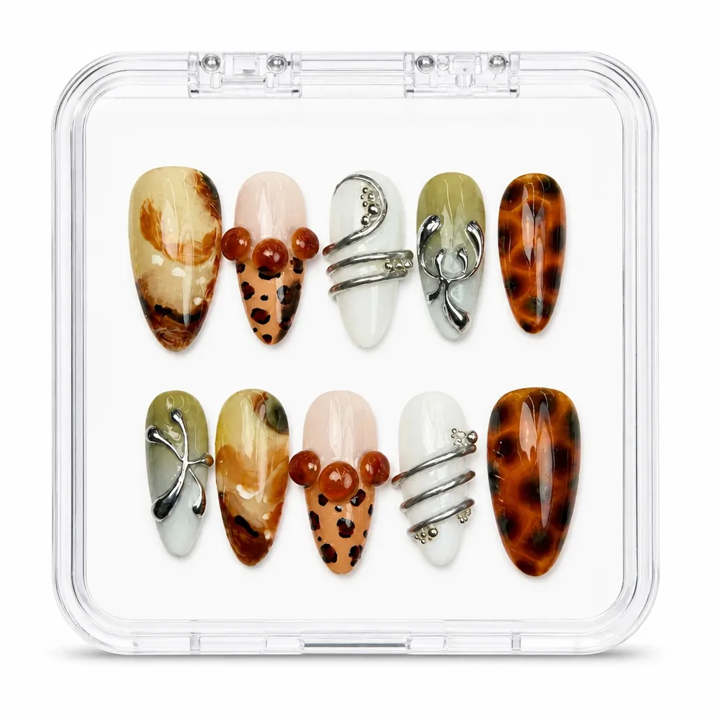 Tortoiseshell Luxe – Xưởng gia công Nailbox Sỉ thủ công