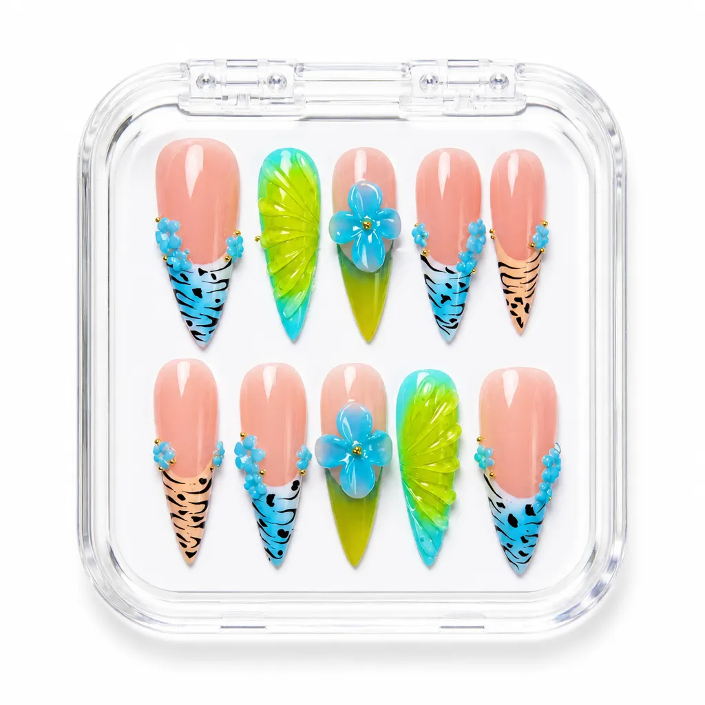 Tropical Butterfly – Xưởng gia công Nailbox Sỉ thủ công