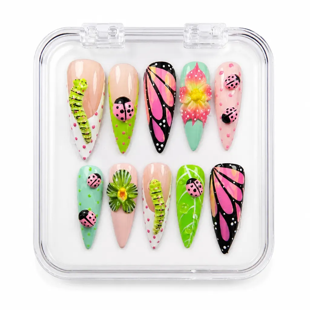 Tropical Butterfly Garden – Xưởng gia công Nailbox Sỉ thủ công