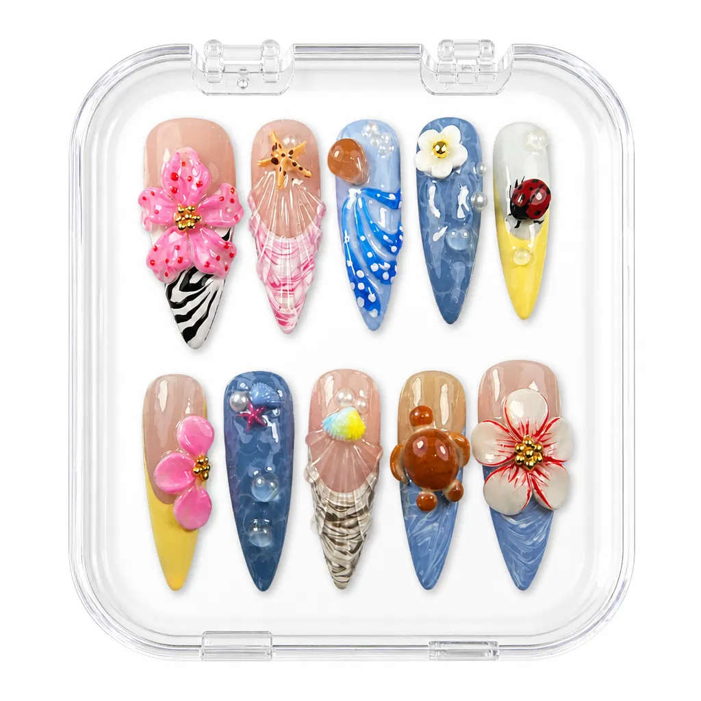 Tropical Ocean Retreat – Xưởng gia công Nailbox Sỉ thủ công