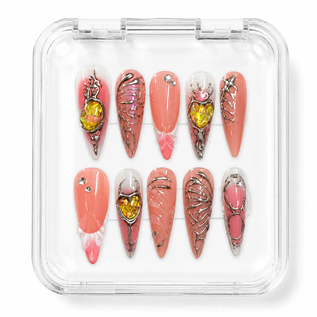 Velvet Amber Luxe – Xưởng gia công Nailbox Sỉ thủ công