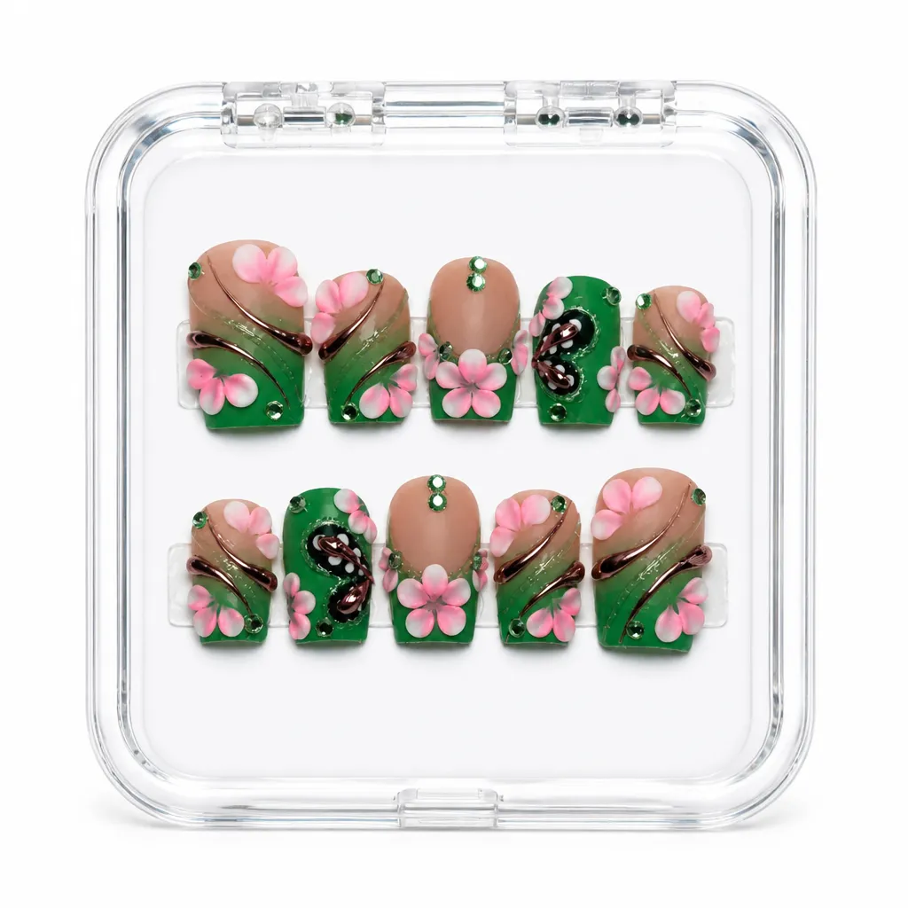 Velvet Botanical Bloom – Xưởng gia công Nailbox Sỉ thủ công