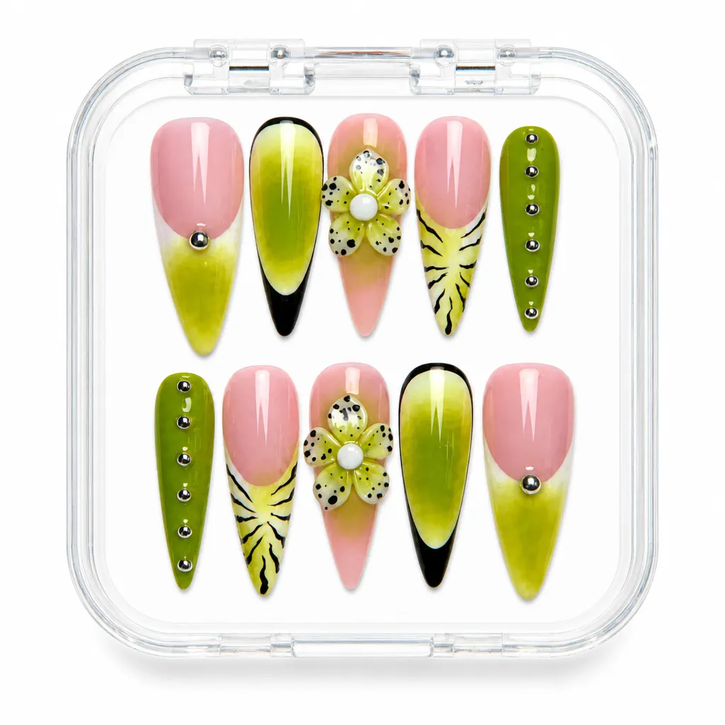 Velvet Botanical Elegance – Xưởng gia công Nailbox Sỉ thủ công