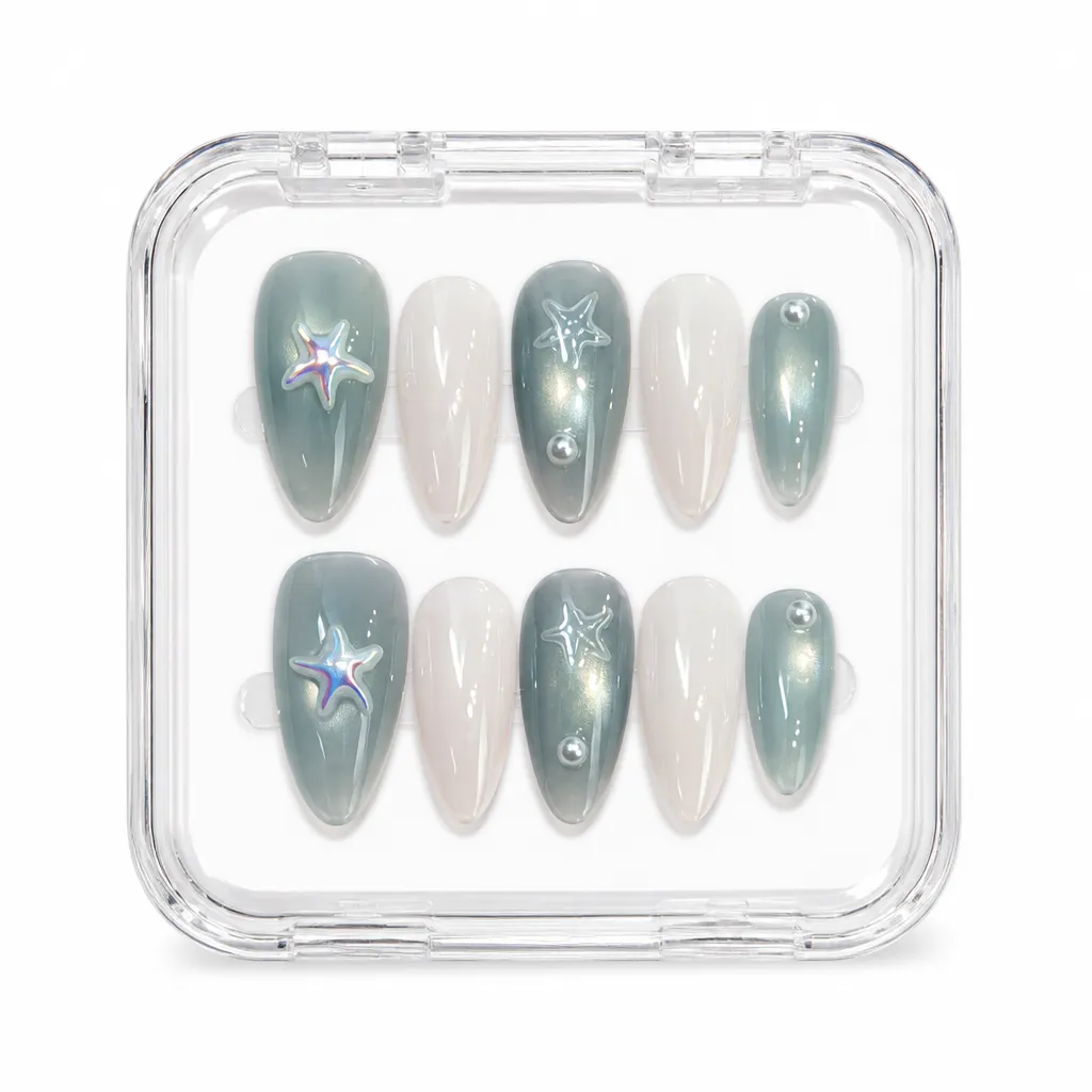 Velvet Celestial Sparkle – Xưởng gia công Nailbox Sỉ thủ công