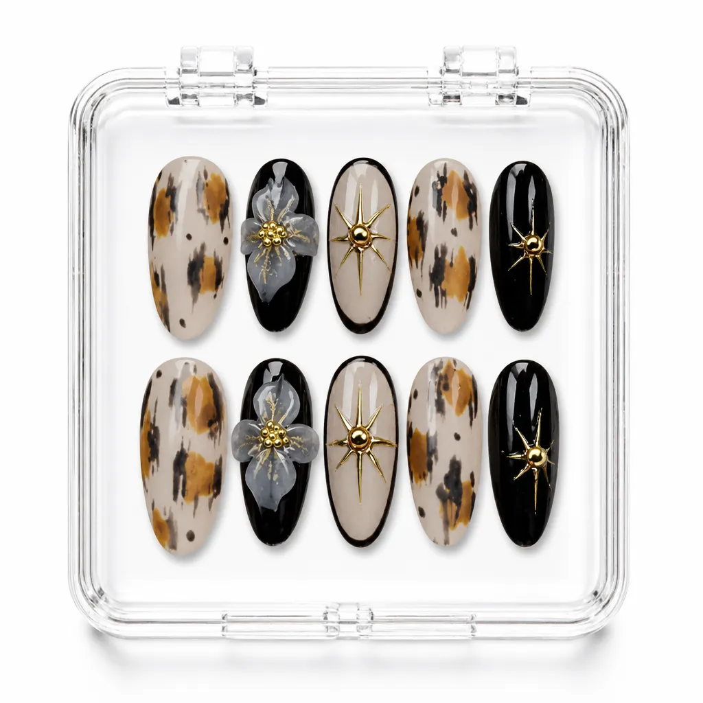 Velvet Leopard Sun – Xưởng gia công Nailbox Sỉ thủ công