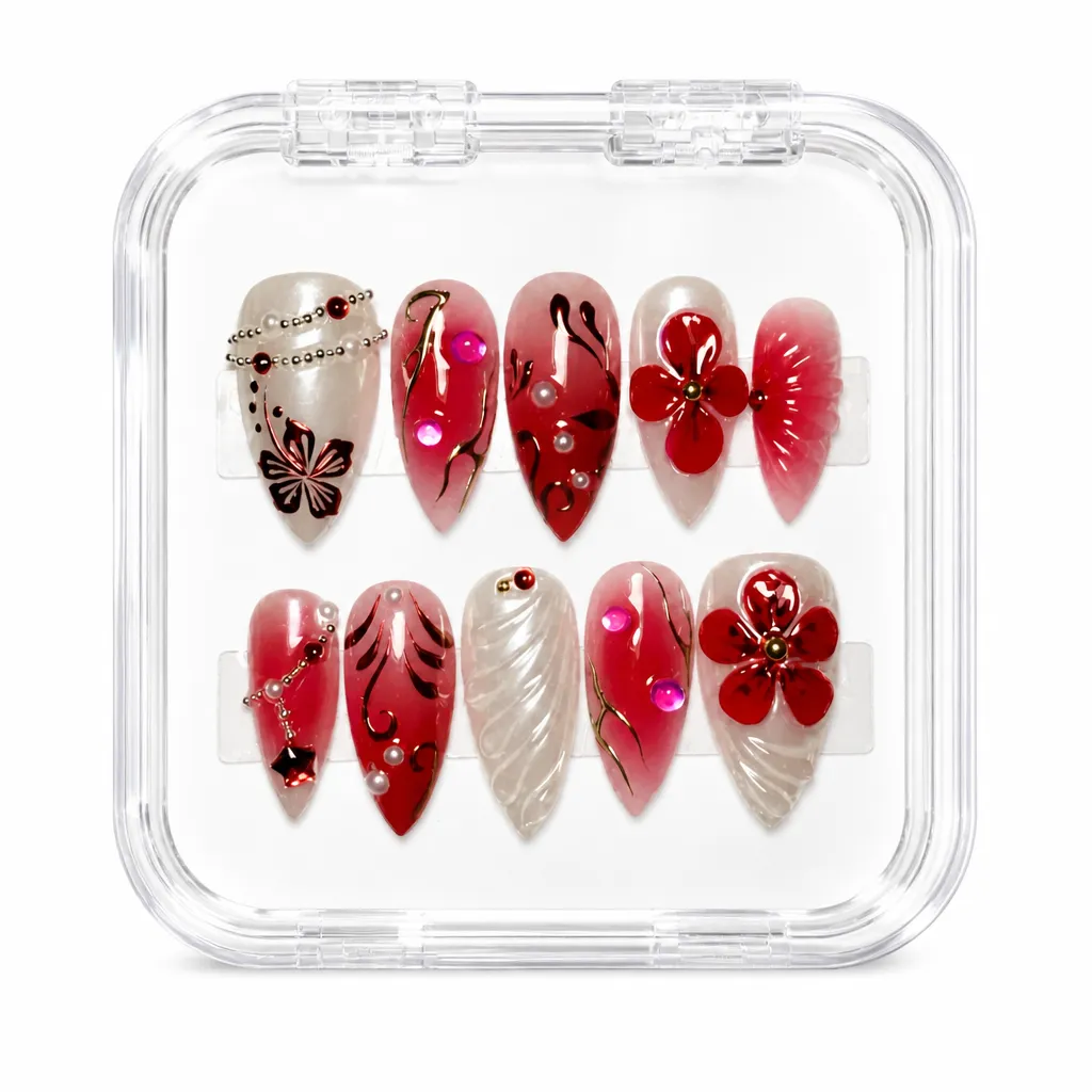 Velvet Luxe Almond – Xưởng gia công Nailbox Sỉ thủ công