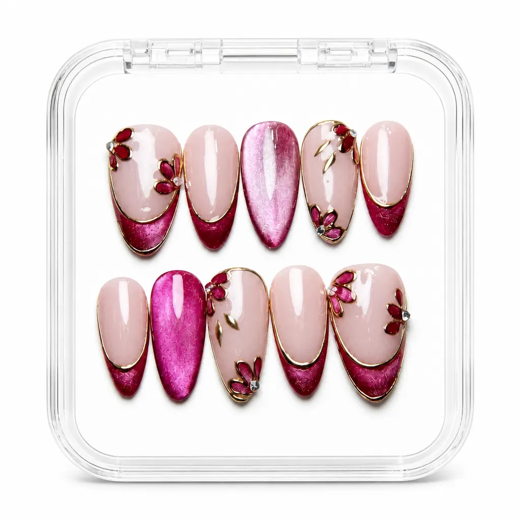 Velvet Ombre Luxe – Xưởng gia công Nailbox Sỉ thủ công
