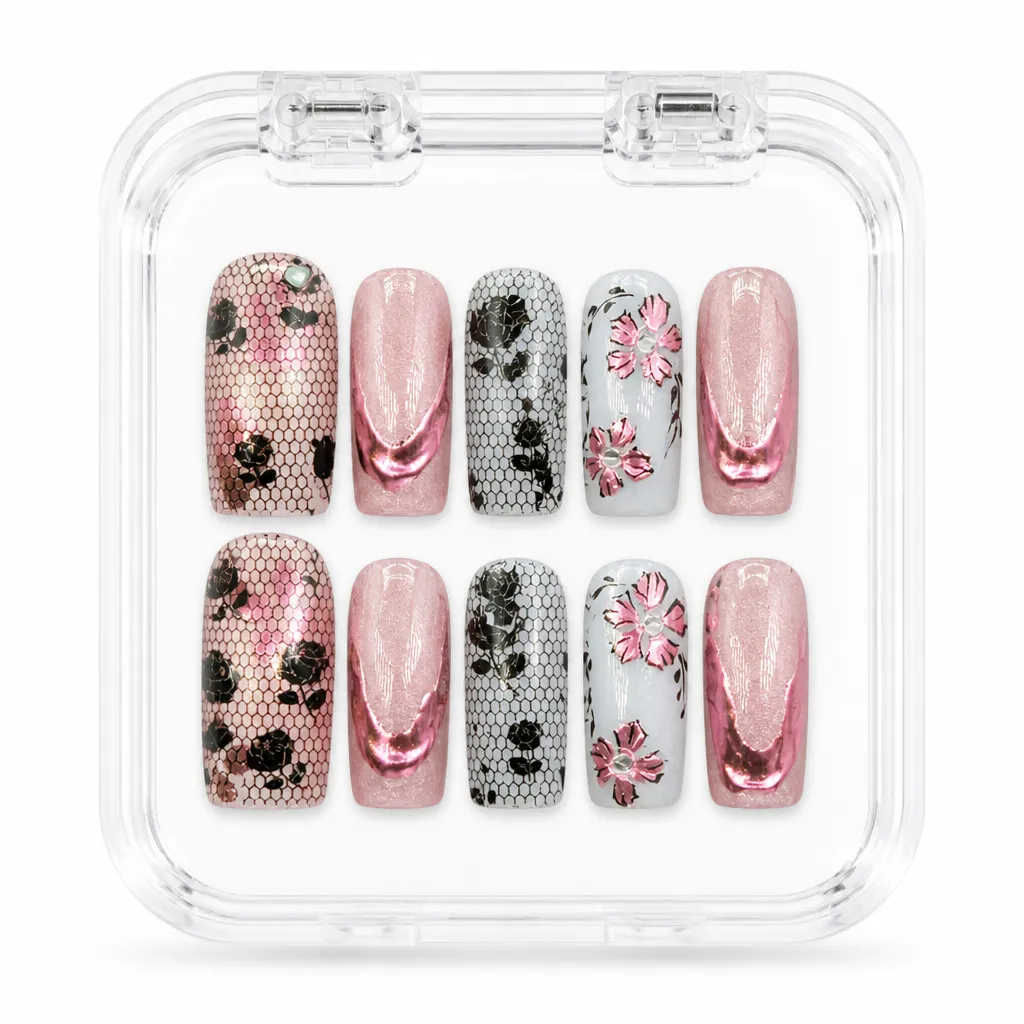 Velvet Rose Lace – Xưởng gia công Nailbox Sỉ thủ công