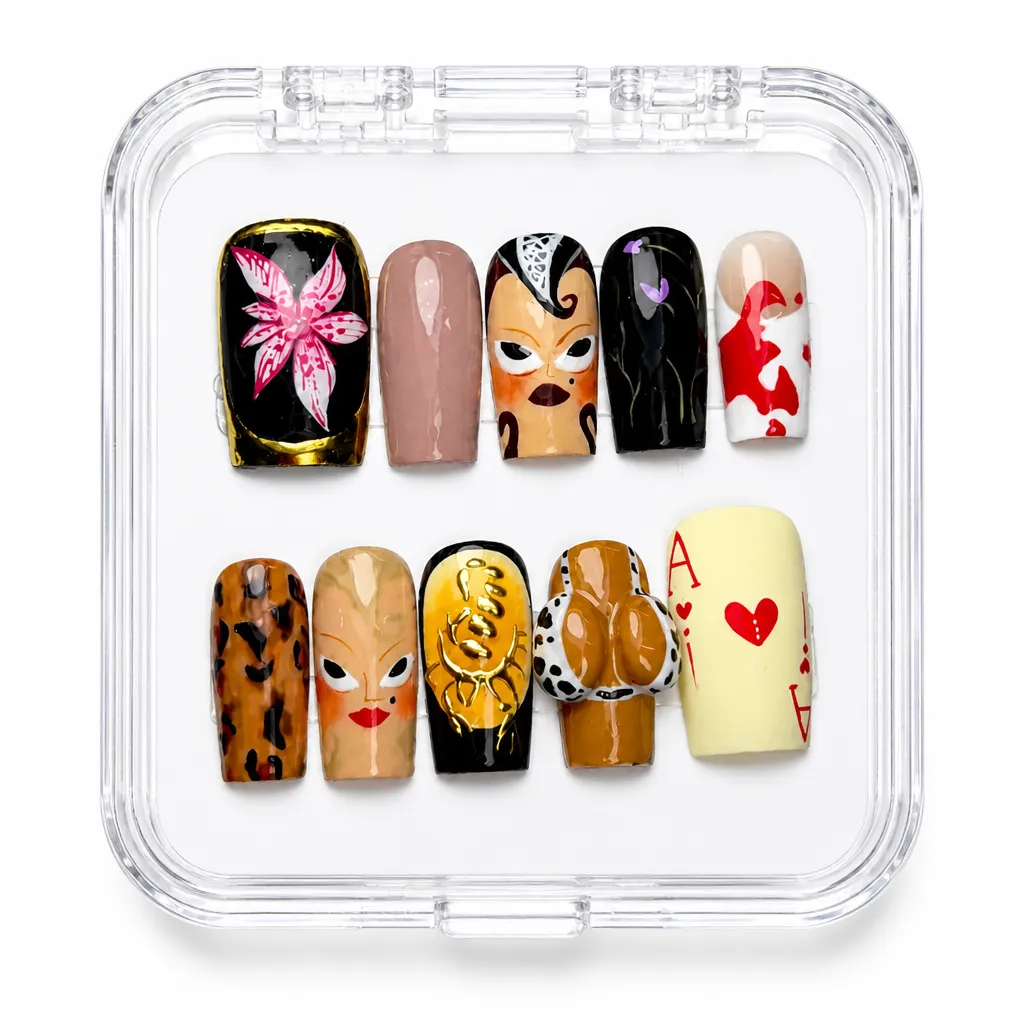 Villainous Couture Glam – Xưởng gia công Nailbox Sỉ thủ công
