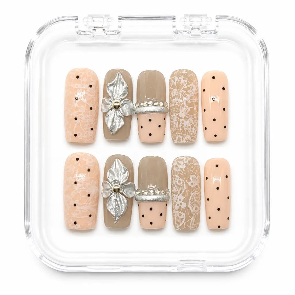 Vintage Lace Bows – Xưởng gia công Nailbox Sỉ thủ công
