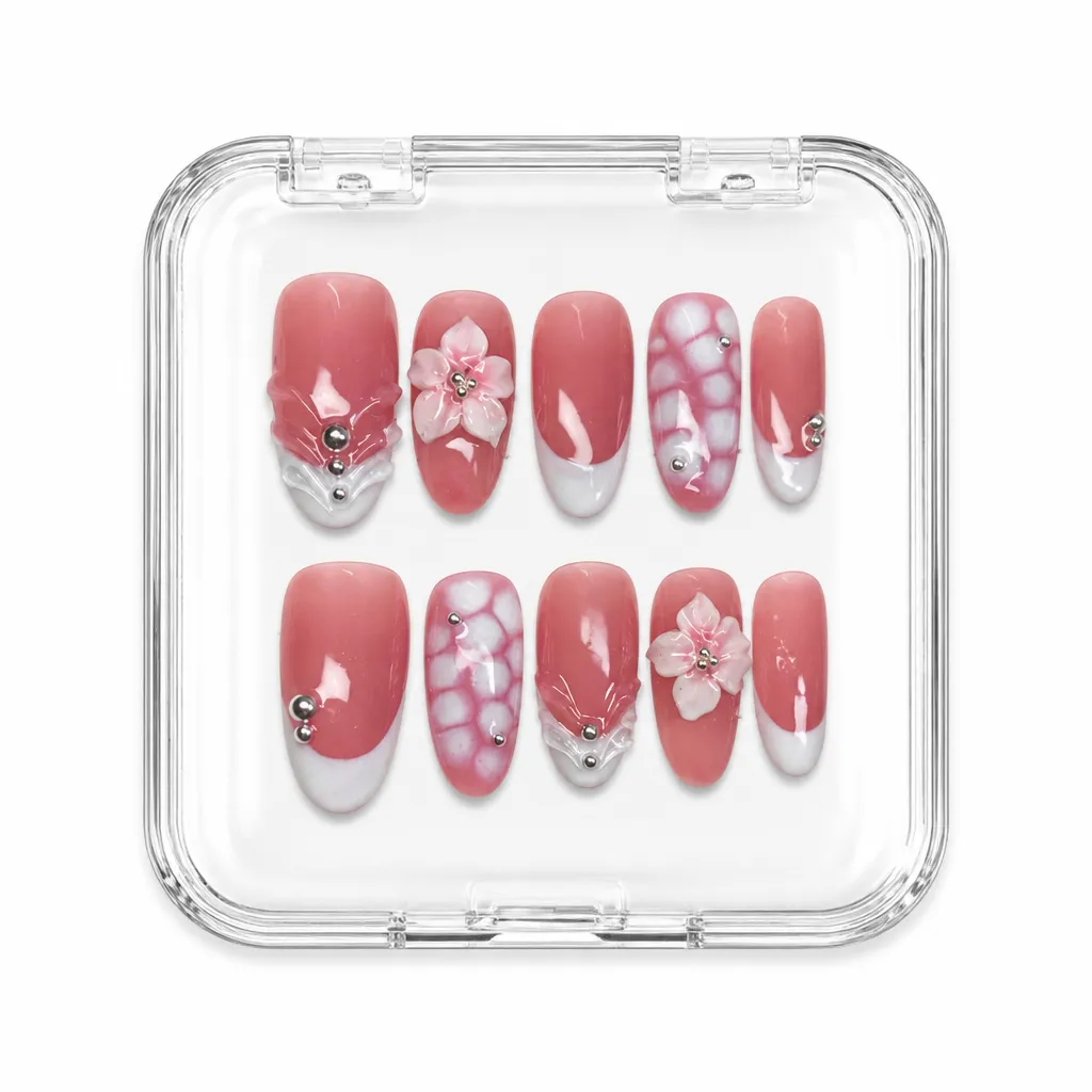 Vintage Rose Blossom – Xưởng gia công Nailbox Sỉ thủ công