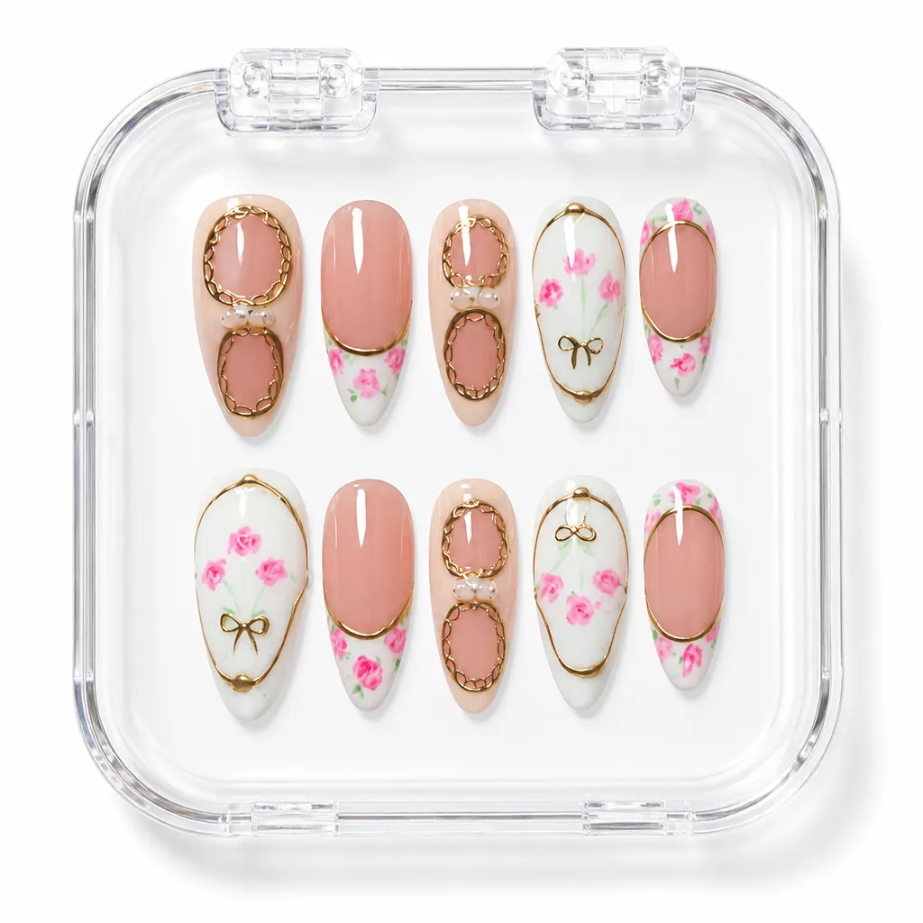 Vintage Rose Garden – Xưởng gia công Nailbox Sỉ thủ công
