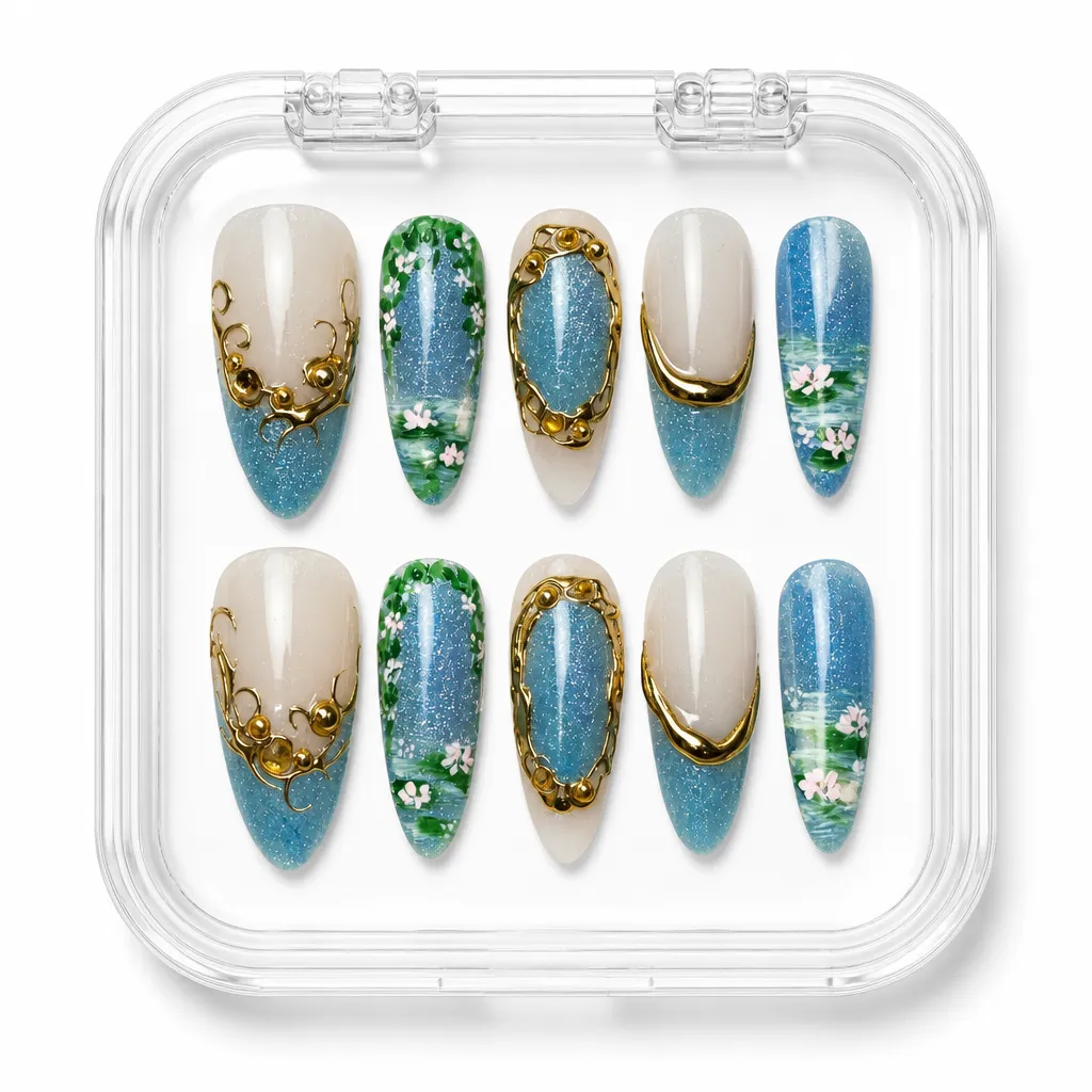 Water Lily Pond – Xưởng gia công Nailbox Sỉ thủ công