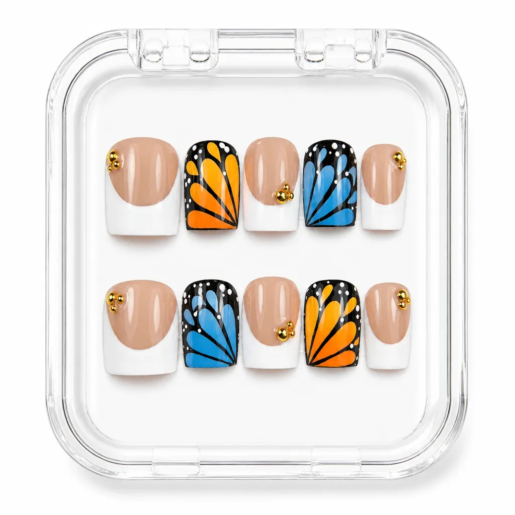 White Butterfly Wings – Xưởng gia công Nailbox Sỉ thủ công