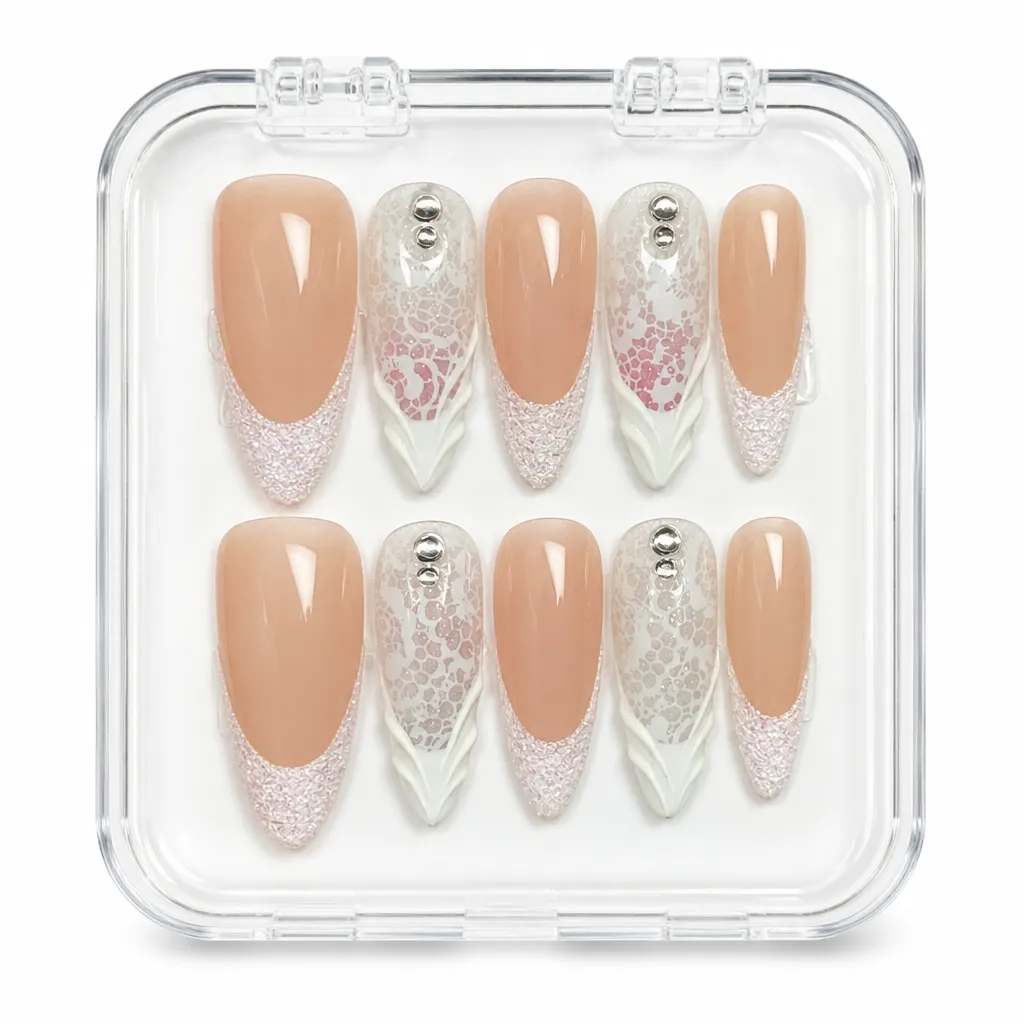 White Lace Tiara – Xưởng gia công Nailbox Sỉ thủ công