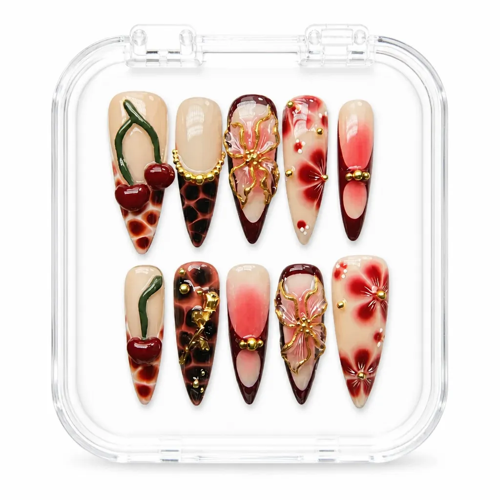 Wild Cherry Blossoms – Xưởng gia công Nailbox Sỉ thủ công