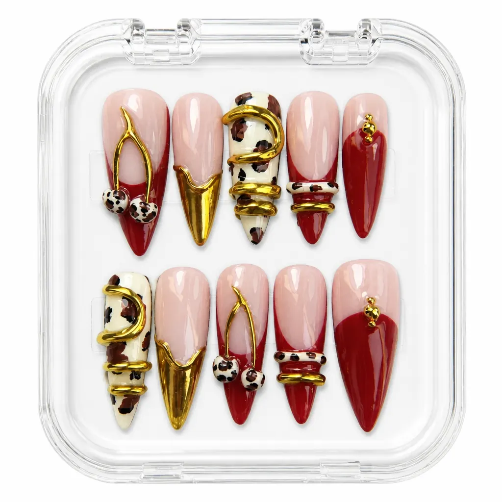 Wild Cherry Gold – Xưởng gia công Nailbox Sỉ thủ công
