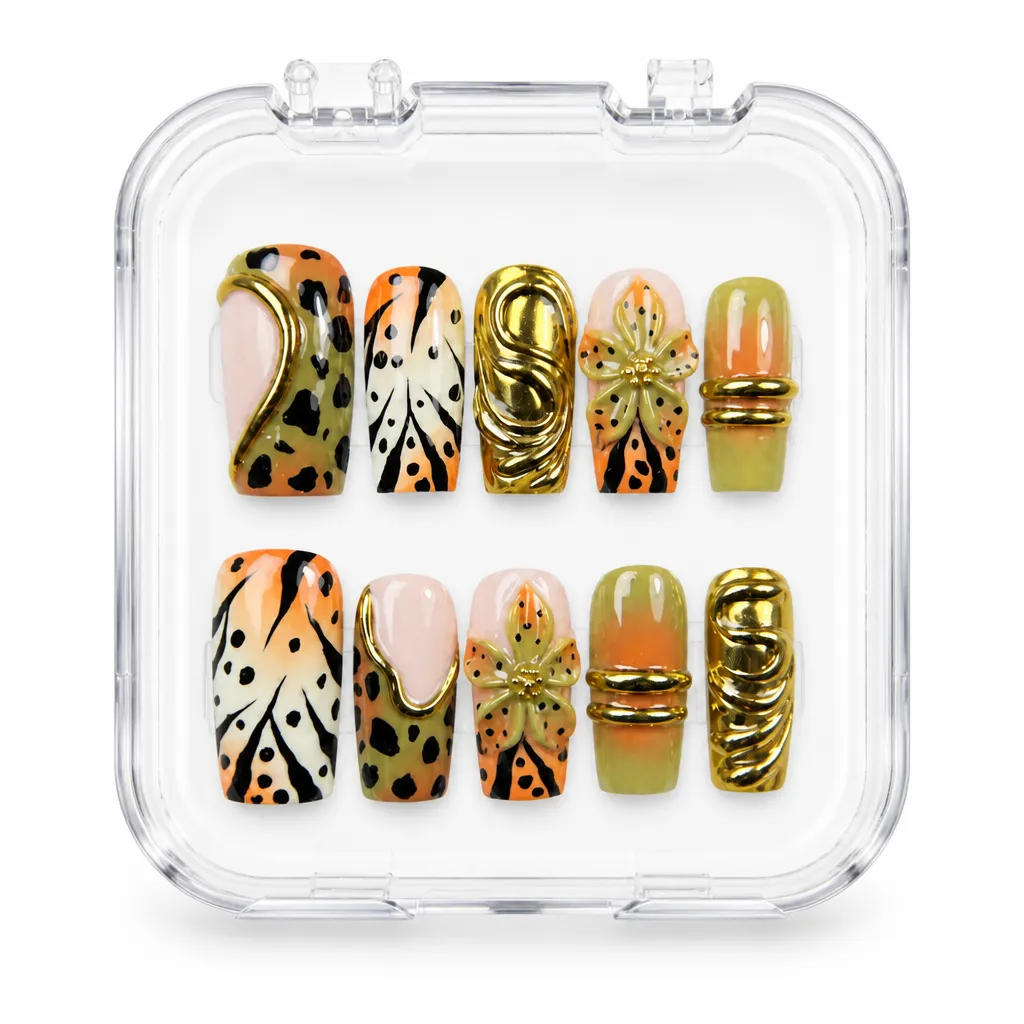 Wild Safari Gold – Xưởng gia công Nailbox Sỉ thủ công