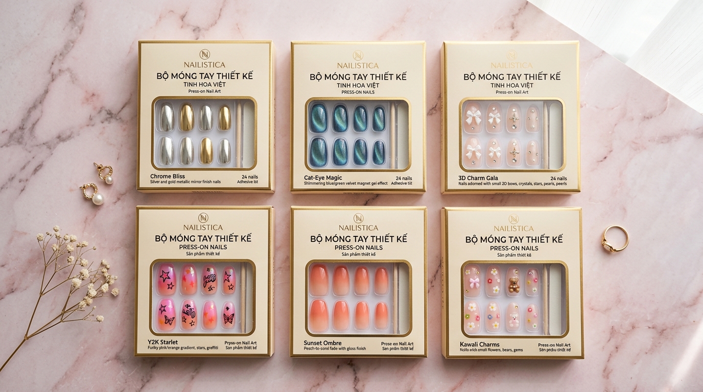50+ Mẫu Nailbox Hot Trend Nhất Xưởng Đang Sản Xuất