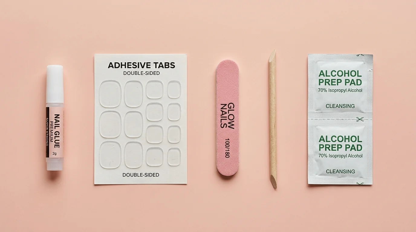 Bán Sỉ Phụ Kiện Đi Kèm Nailbox: Keo Dán, Dũa, Dán Silicon