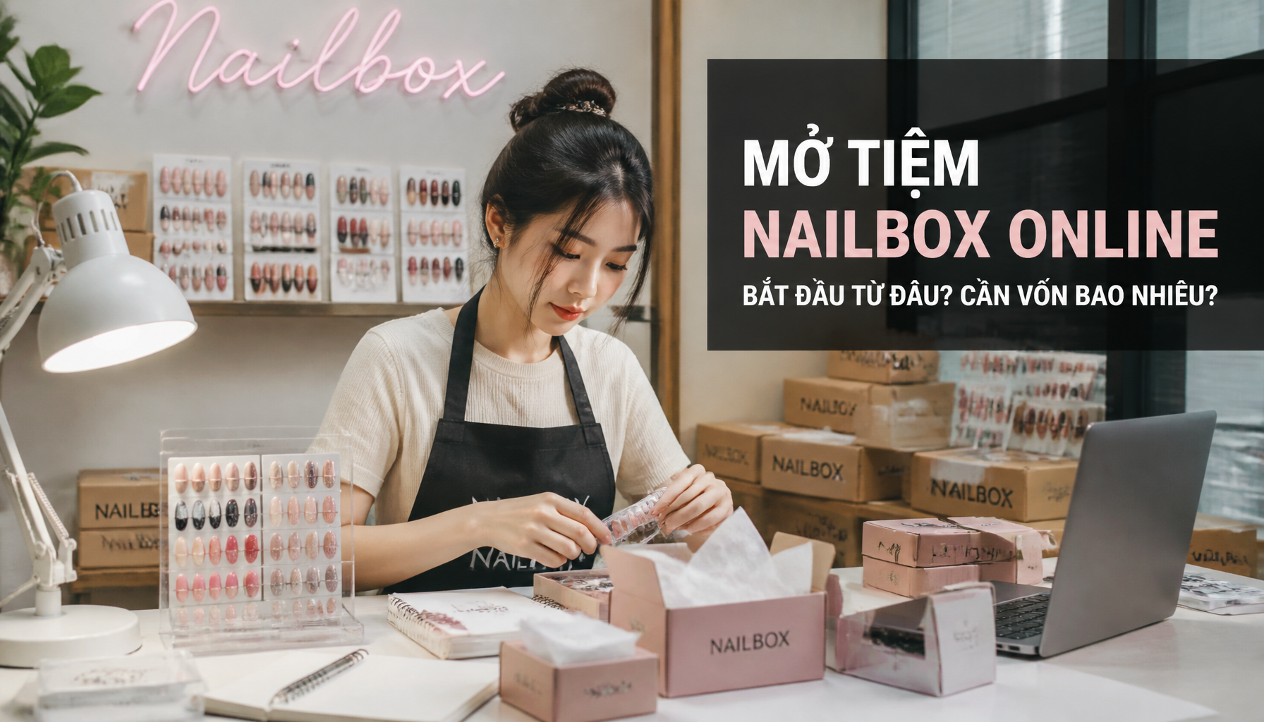 Mở Tiệm Nailbox Online Bắt Đầu Từ Đâu? Cần Vốn Bao Nhiêu?