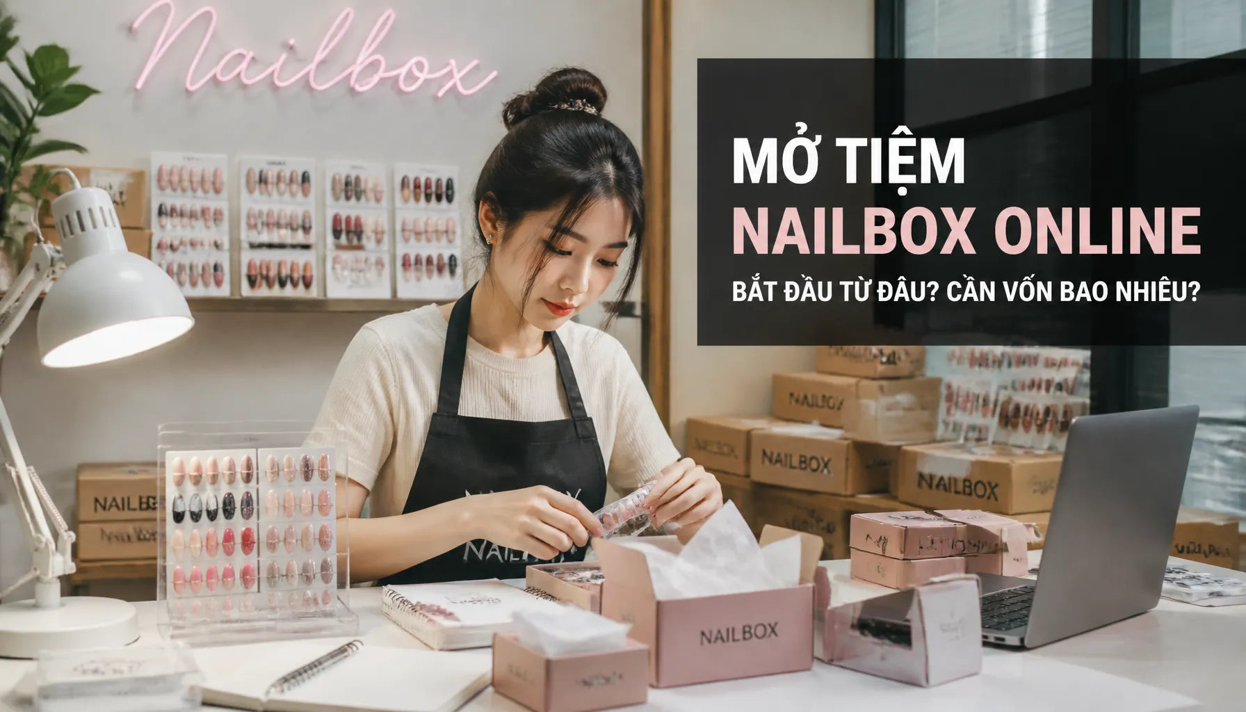 Mở Tiệm Nailbox Online Bắt Đầu Từ Đâu? Cần Vốn Bao Nhiêu?