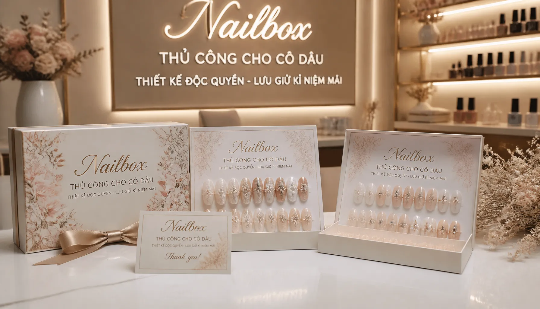 Nailbox Thủ Công Cho Cô Dâu: Thiết Kế Độc Quyền, Lưu Giữ Kỉ Niệm Mãi - Hình 1