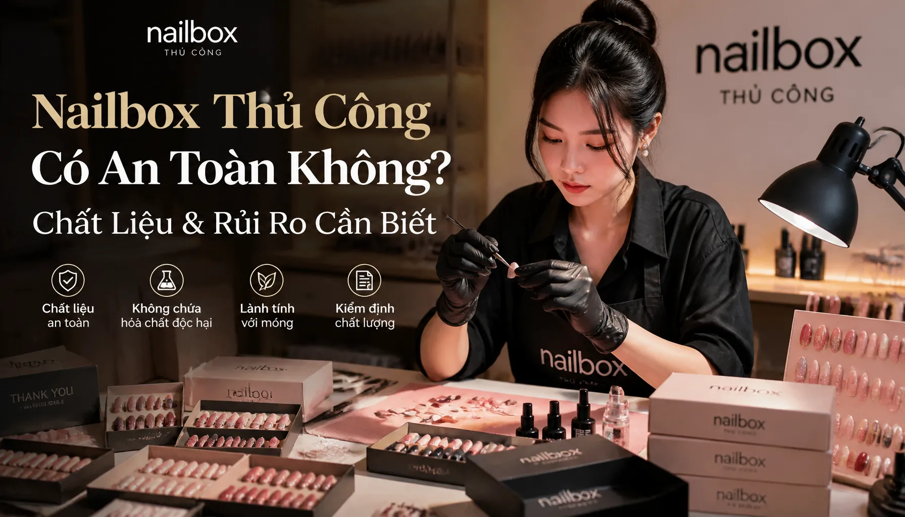 Nailbox Thủ Công Có An Toàn Không? Chất Liệu & Rủi Ro Cần Biết