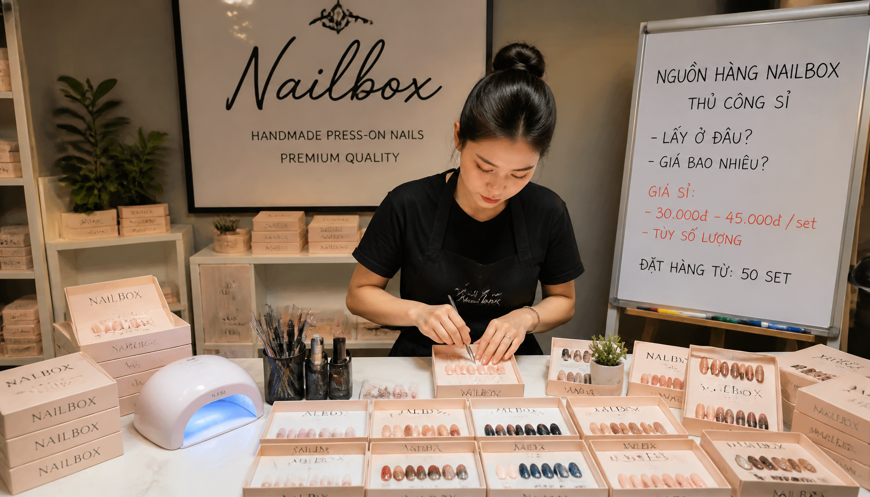 Nguồn Hàng Nailbox Thủ Công Sỉ: Lấy Ở Đâu, Giá Bao Nhiêu? - Hình 1