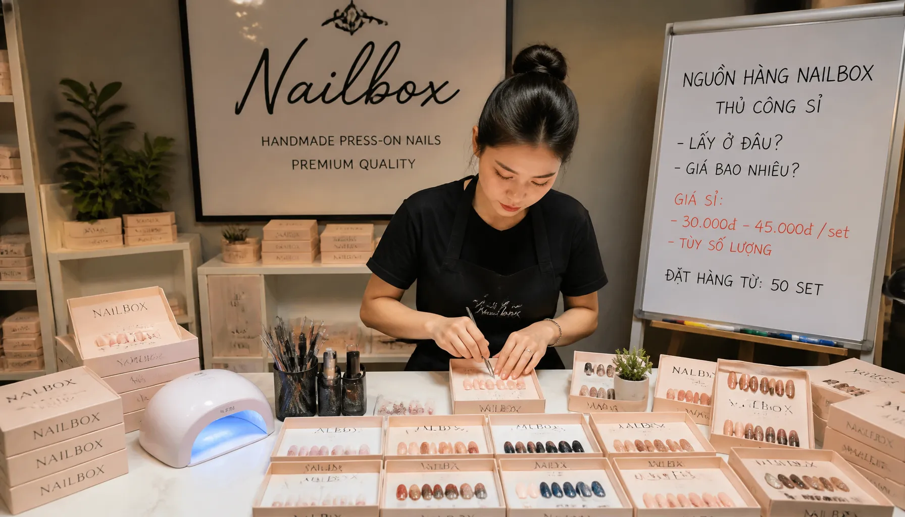 Nguồn Hàng Nailbox Thủ Công Sỉ: Lấy Ở Đâu, Giá Bao Nhiêu? - Hình 1