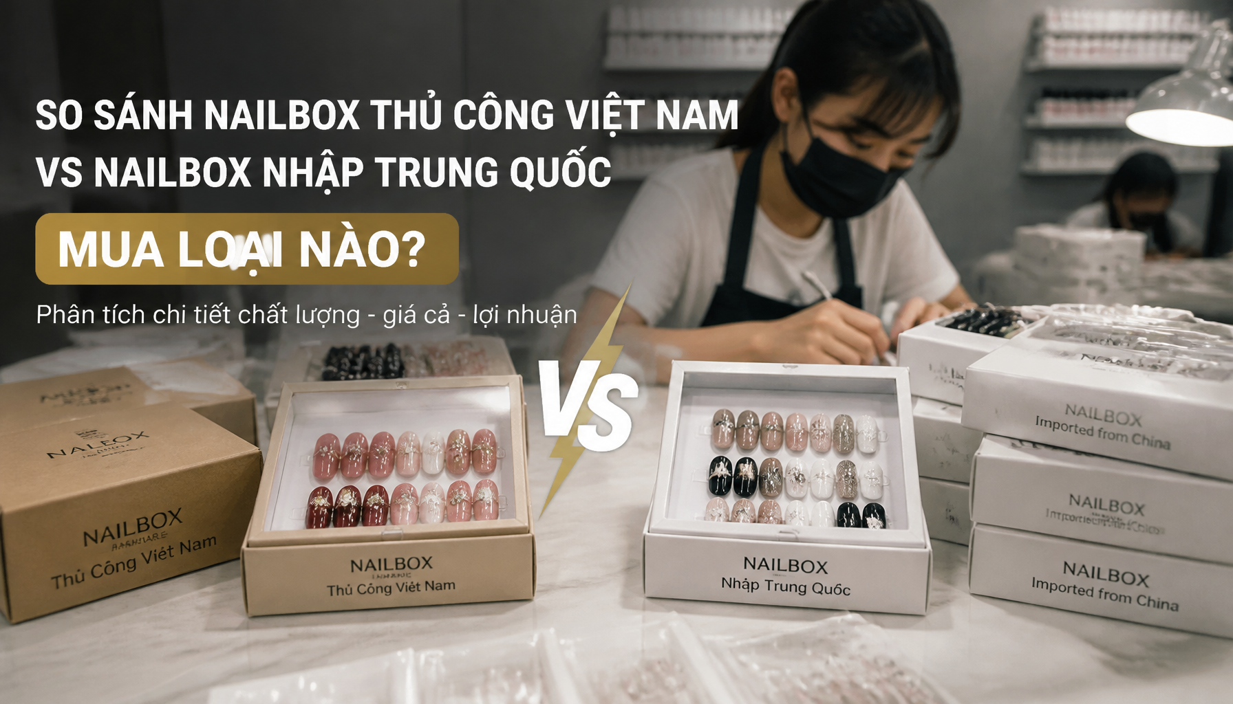 So Sánh Nailbox Thủ Công Việt Nam vs Nailbox Nhập Trung Quốc: Mua Loại Nào? - Hình 1