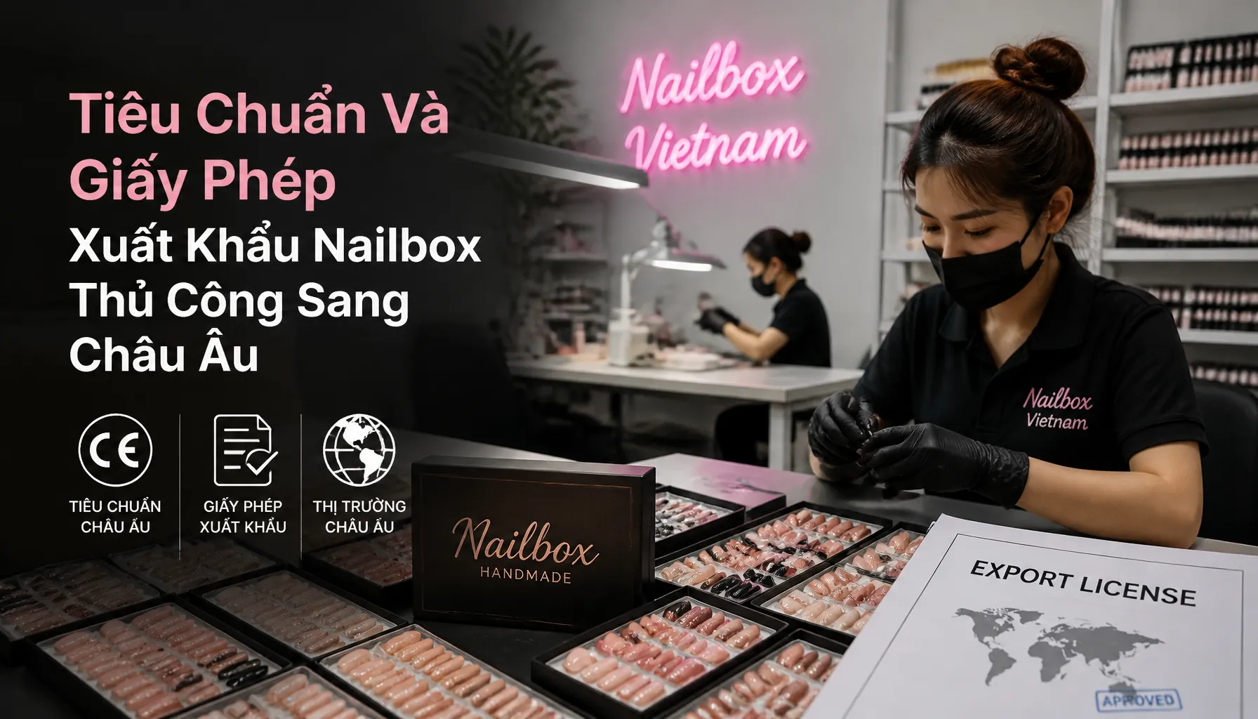 Tiêu Chuẩn Và Giấy Phép Xuất Khẩu Nailbox Thủ Công Sang Châu Âu