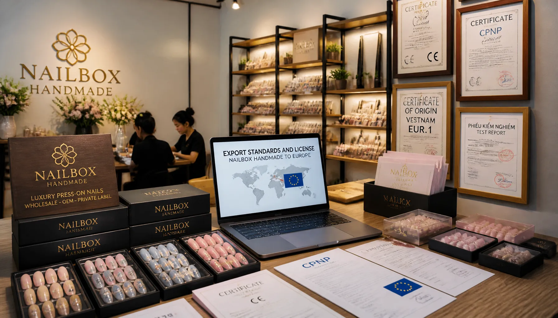Tiêu Chuẩn Và Giấy Phép Xuất Khẩu Nailbox Thủ Công Sang Châu Âu - Hình 2