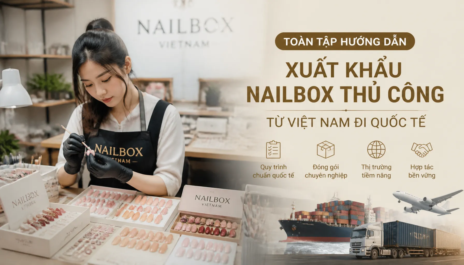Toàn Tập Hướng Dẫn Xuất Khẩu Nailbox Thủ Công Từ Việt Nam Đi Quốc Tế