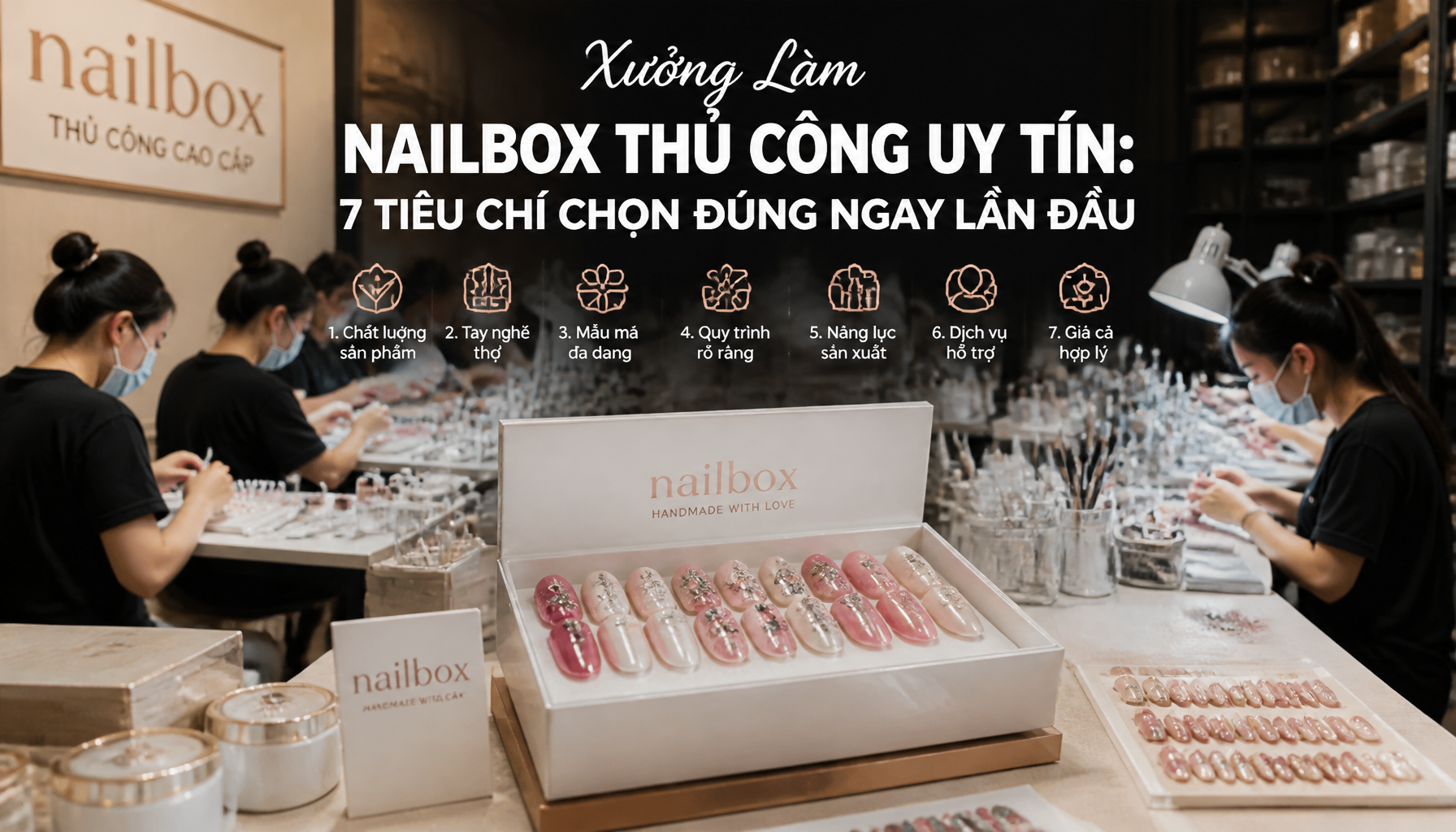 Xưởng Làm Nailbox Thủ Công Uy Tín: 7 Tiêu Chí Chọn Đúng Ngay Lần Đầu